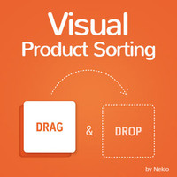 Visual Product Sorting by Drag and Drop 
